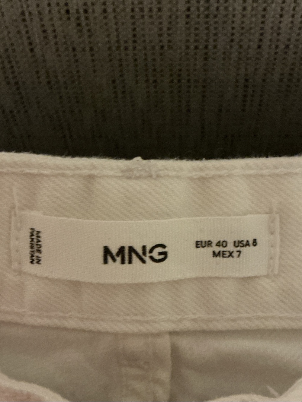 Mango White Men’s Chinos